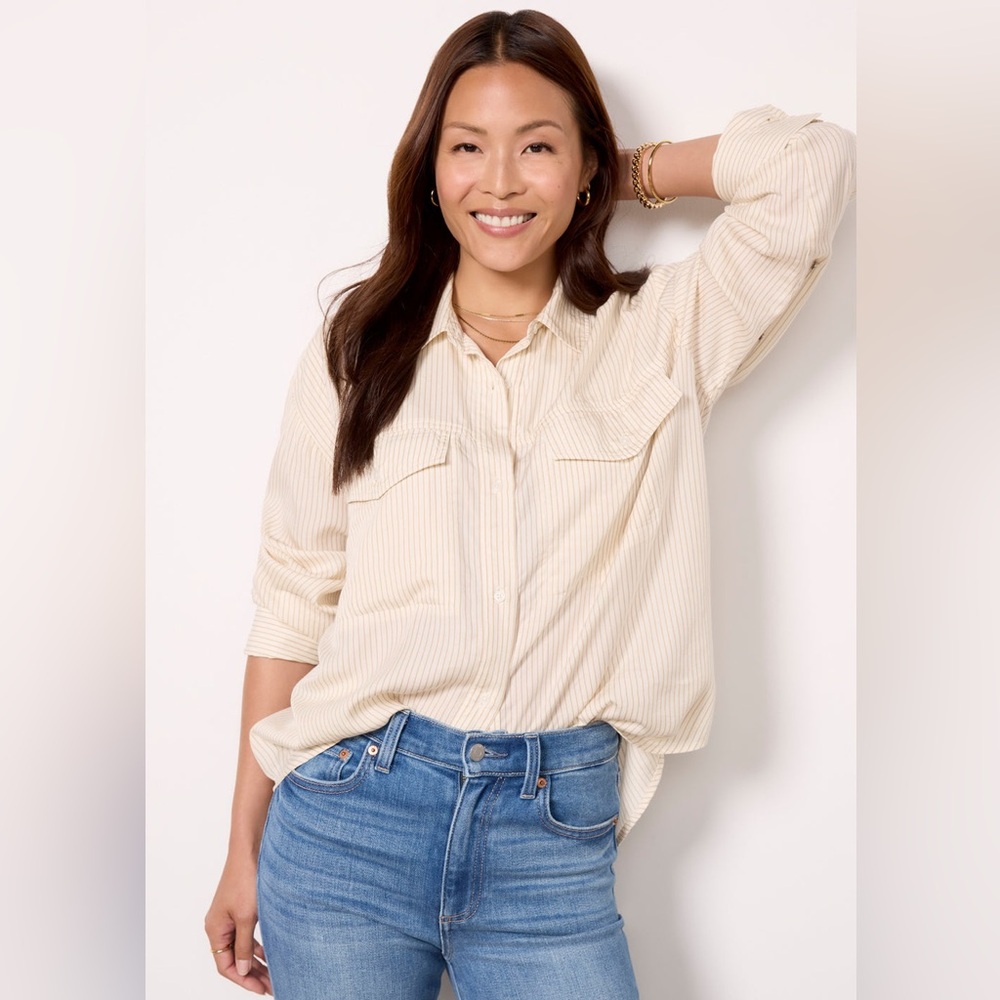 PISTOLA Nellie Shirt in Sandstripe